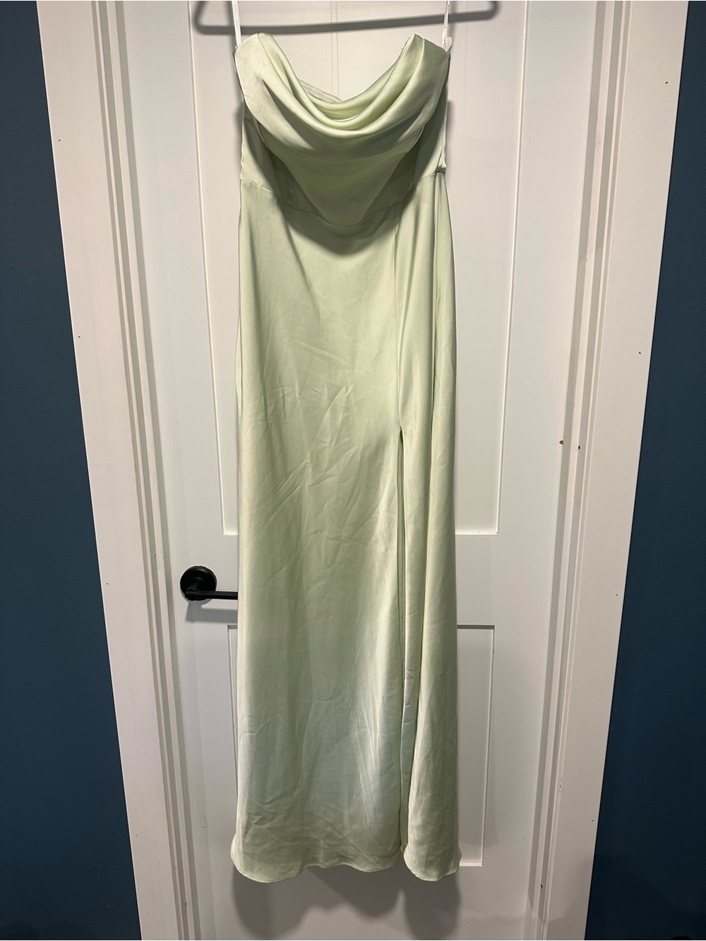 Birdy Grey Pale Green Satin Dress